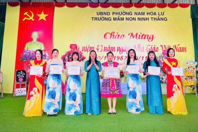Trường Mầm non Ninh Thắng tưng bừng tổ chức Chương trình Chào mừng Kỷ niệm 43 năm Ngày Nhà giáo Việt Nam 20/11 (20/11/1982-20/112025)