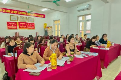 Trường Mầm non Ninh Thắng tổ chức kiểm điểm, đánh giá và xếp loại tập thể – cá nhân năm 2025